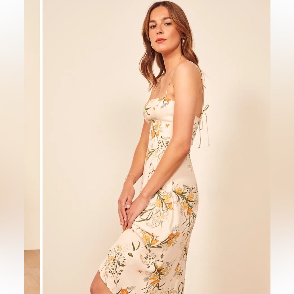 Reformation Peach Dress